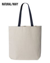Load image into Gallery viewer, 11L Canvas Tote with Contrast-Color Handles