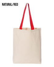 Load image into Gallery viewer, 11L Canvas Tote with Contrast-Color Handles