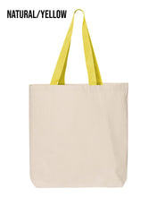 Load image into Gallery viewer, 11L Canvas Tote with Contrast-Color Handles