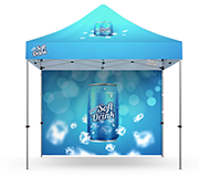 Load image into Gallery viewer, 10x10 Custom Canopy Tent Full Wall