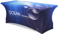 Load image into Gallery viewer, 4 sided Custom Stretch Table Cover