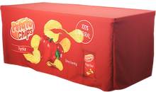 Load image into Gallery viewer, Fitted table throw with Zipper back