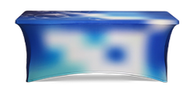 Load image into Gallery viewer, 4 sided Custom Stretch Table Cover
