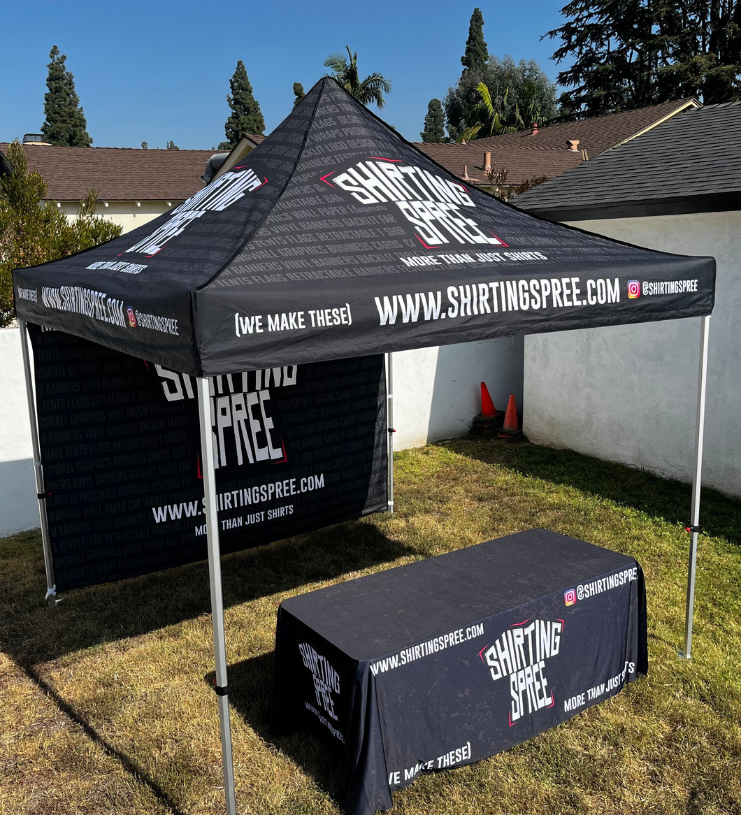 10x10 Custom Canopy tent bundle 3