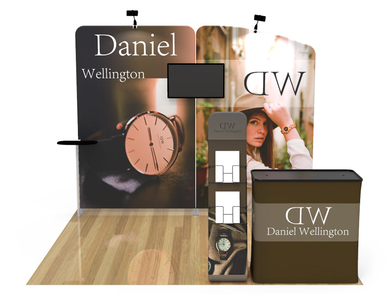 10x10 Custom Trade Show booth 1