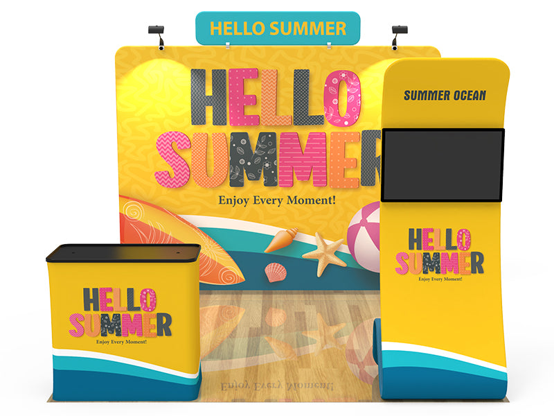 10x10 Custom Trade Show booth 12