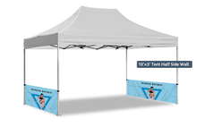Load image into Gallery viewer, 10x10 Custom Canopy tent Half Wall
