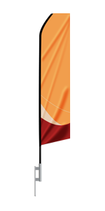 16' Custom Econo feather flag